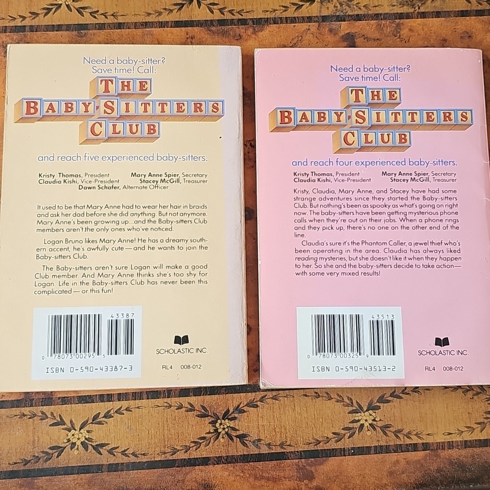 1986 And 1988 The Babb6-Sitters Club Books - Picture 2 of 4